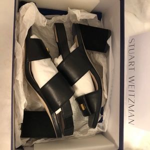 Stuart Weitzman Mid Heel Sandal size 5